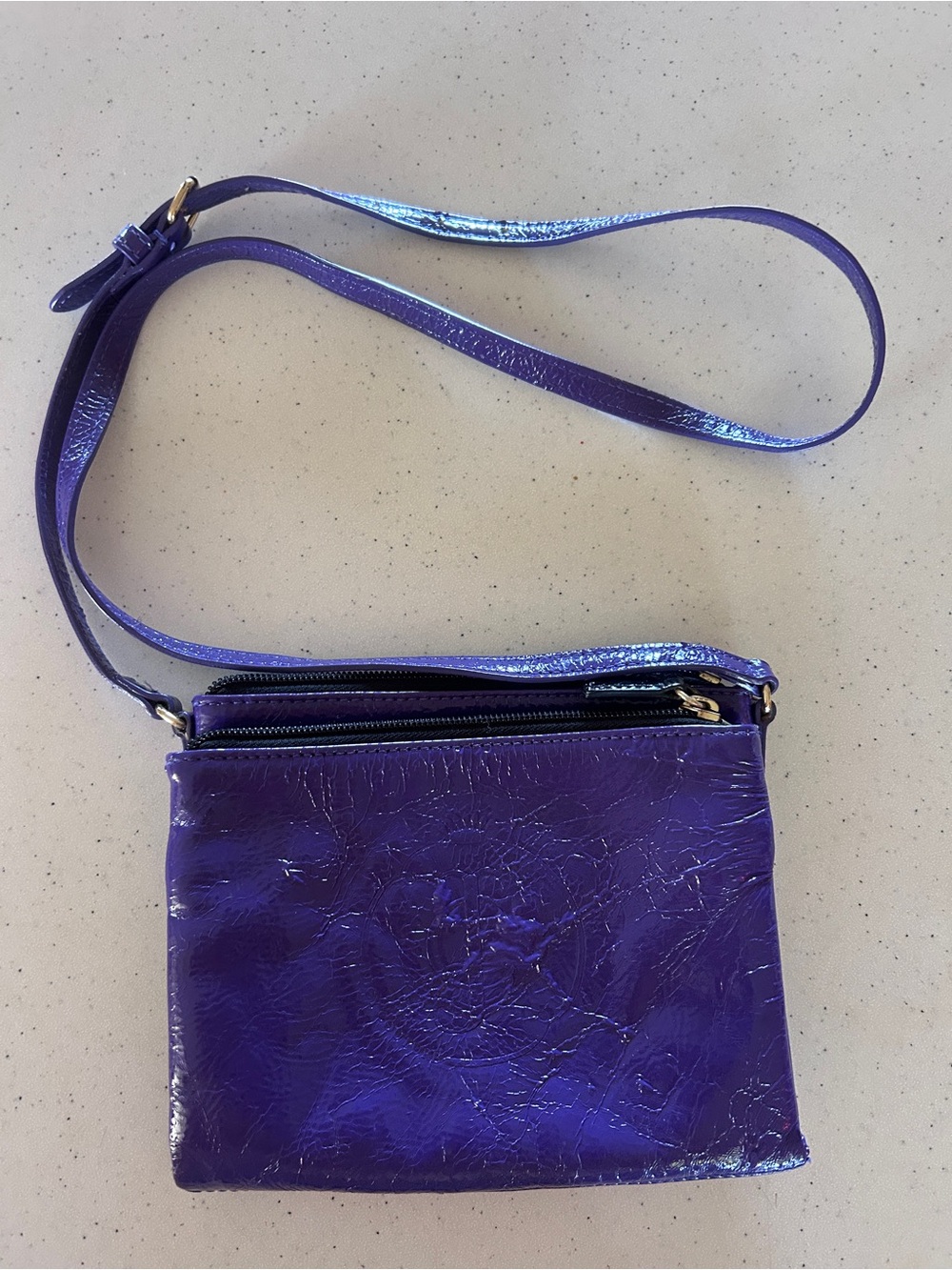 Purple Glossy Juicy Couture Crossbody Bag
